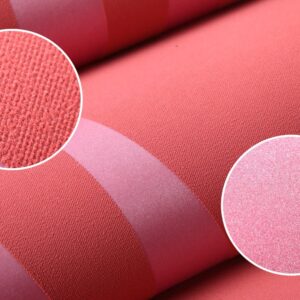 Hanmero Water Plant Pattern 3D Flocking Embossed Wallpaper Shocking Pink - Image 4