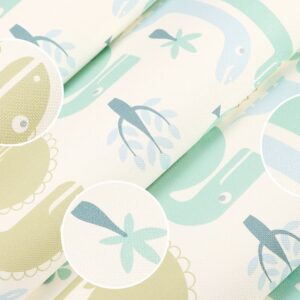 HANMERO® Vivid Cartoon Art Dinosaur World Decor Nursery Decal Embossing Non-woven Fabrics Wallpaper - Image 5