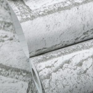 HANMERO® Vintage White Gray Brick Imitation Pattern Wall Paper - Image 7
