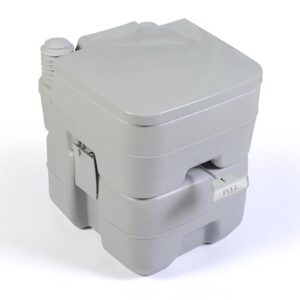 20L Camping Portable Toilet - Grey - Image 3