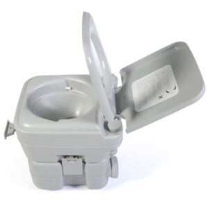 20L Camping Portable Toilet - Grey - Image 4