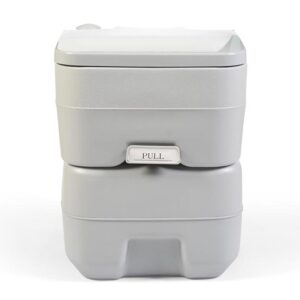 20L Camping Portable Toilet - Grey - Image 6