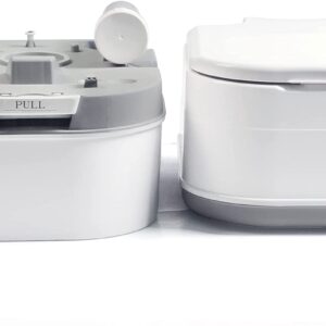 24L Camping Portable Toilet - White - Image 4