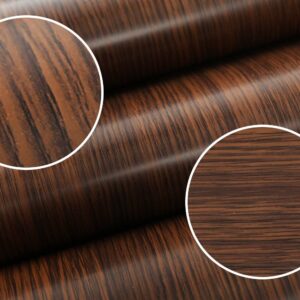 Hanmero Vintage Brown Imitation Wood Grain Peel and Sticker Wallpaper - Image 6
