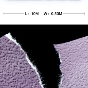 Hanmero Water Plant Pattern 3D Flocking Embossed Wallpaper Shocking Purple - Image 7