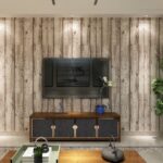 HANMERO Vintage Vivid Wood Graining Wallpaper Light Brown