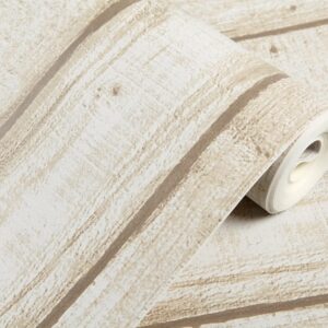 Hanmero Vintage Vivid Wood Graining Wallpaper Light Brown - Image 8