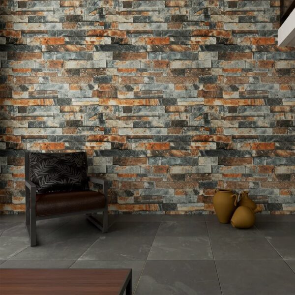 HANMERO 3D Chinese Style Imitation Brick Effect Decals Wallpaper