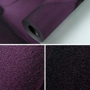 Hanmero Vintage 3D Faux Leather Textured Lattice Wallpaper Purple - Image 8