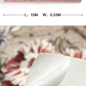 HANMERO Korean Style Romantic Love Life Alphabet Pattern Wallpaper Pink - Image 6