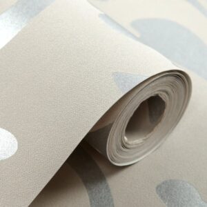 Hanmero Flocking Victorian Damask Embossed Wallpaper Silver & Grey - Image 3