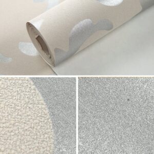 Hanmero Flocking Victorian Damask Embossed Wallpaper Silver & Grey - Image 6