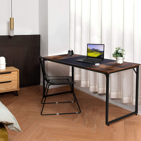 Computer Desk in Black and Vintage Colour block