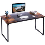 Computer Desk in Black and Vintage Colour block