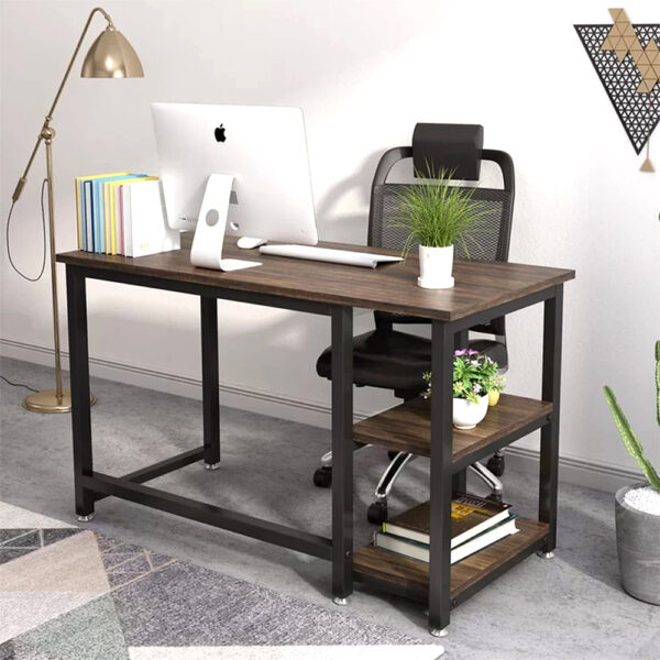 Computer Desk Table with 2 Tier Storage