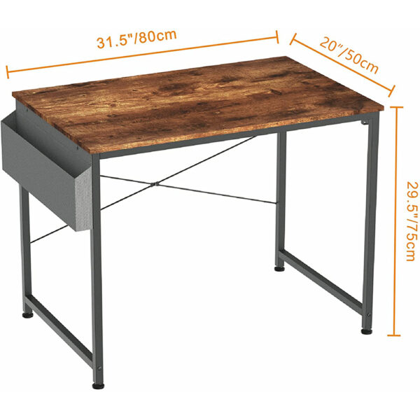 Folding Computer Desk with Storage Bag (Vintage)