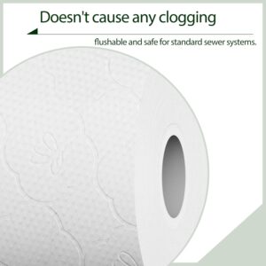 Homesbrand Bamboo Silky Soft 3-Ply Toilet paper 45 Rolls - Image 4